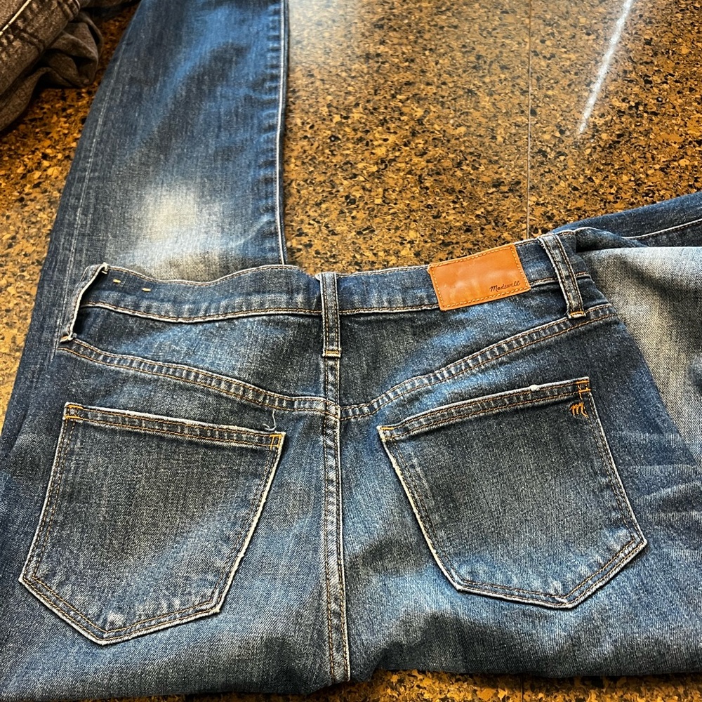 Madewell barley worn jeans